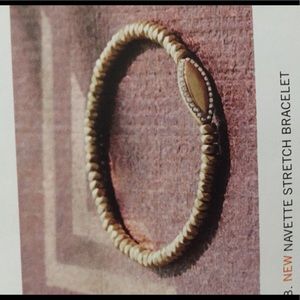 Solid brass Bracelet accented with CZ